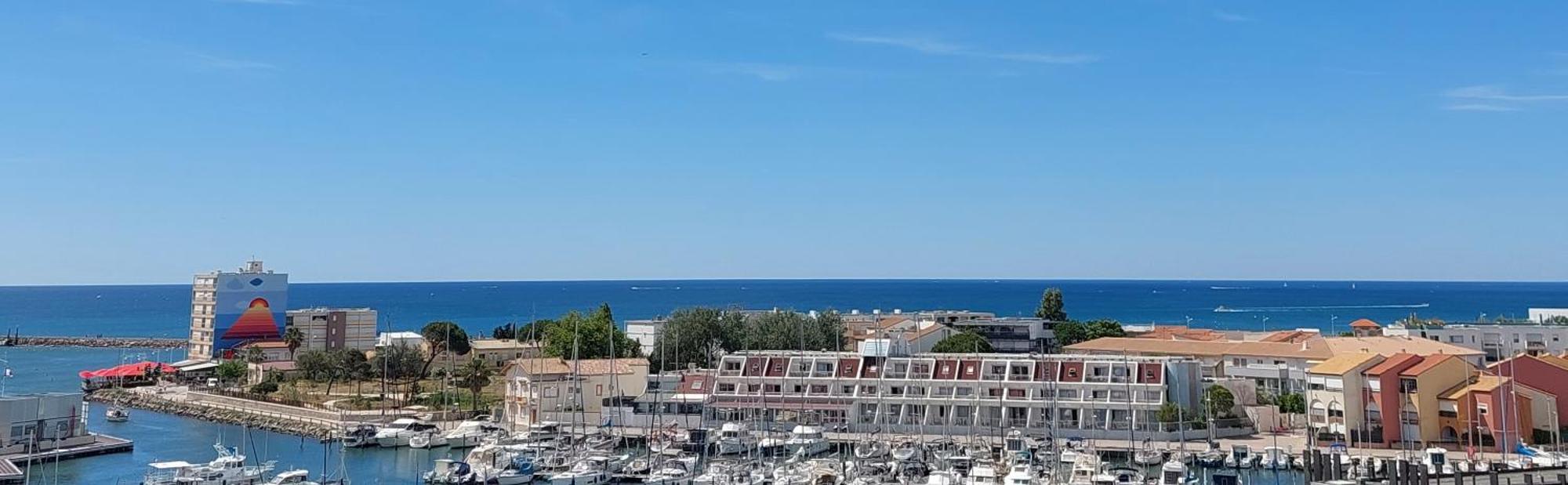 Studio Cabine Vue Mer Carnon-Plage Exteriér fotografie
